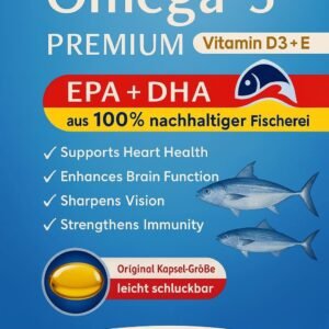 Omega-3 Premium (Vitamin D3 + E)